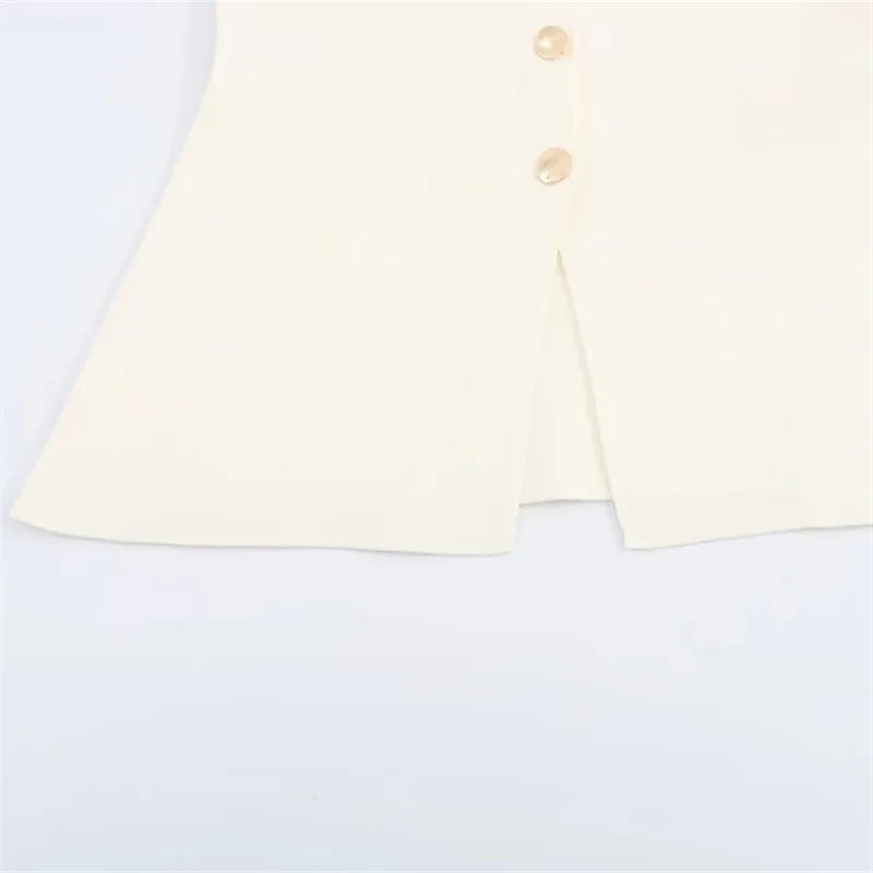 MUJER Woman Knit Vest Top